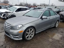 Mercedes-Benz salvage cars for sale: 2013 Mercedes-Benz C 300 4matic