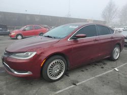 Salvage cars for sale from Copart Wilmington, CA: 2015 Chrysler 200 Limited