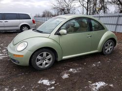 Volkswagen salvage cars for sale: 2007 Volkswagen New Beetle 2.5L Luxury