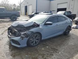 Salvage cars for sale at Savannah, GA auction: 2017 Honda Civic Sport Touring