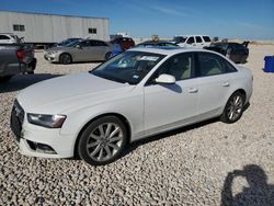 Salvage cars for sale from Copart New Braunfels, TX: 2013 Audi A4 Premium Plus