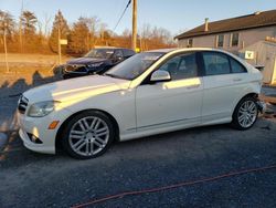 Salvage cars for sale at York Haven, PA auction: 2009 Mercedes-Benz C 300 4matic