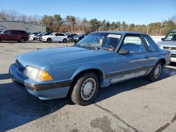 Salvage cars for sale at Exeter, RI auction: 1989 Ford Mustang LX