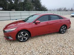Salvage cars for sale at New Braunfels, TX auction: 2023 Hyundai Elantra Limited