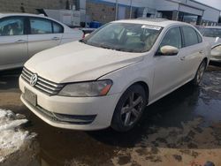 Volkswagen Passat salvage cars for sale: 2013 Volkswagen Passat SE