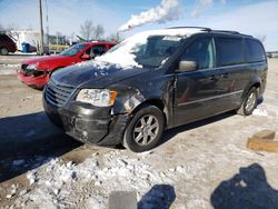 Salvage cars for sale at Dyer, IN auction: 2010 Chrysler Town & Country Touring Plus