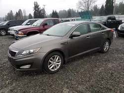 Salvage cars for sale at Graham, WA auction: 2013 KIA Optima LX