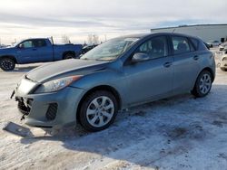 Salvage cars for sale from Copart Rocky View County, AB: 2012 Mazda 3 I
