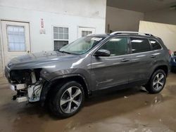 Salvage cars for sale from Copart Davison, MI: 2019 Jeep Cherokee Limited