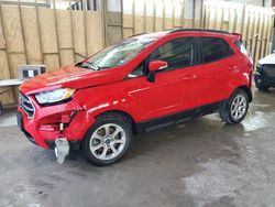 Ford salvage cars for sale: 2020 Ford Ecosport SE