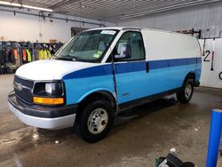 Salvage trucks for sale at Candia, NH auction: 2006 Chevrolet Express G3500