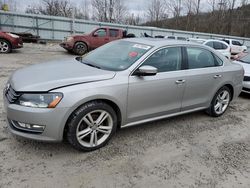 Salvage cars for sale at Hurricane, WV auction: 2014 Volkswagen Passat SEL