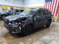 Salvage cars for sale at Kincheloe, MI auction: 2021 Subaru Forester Sport