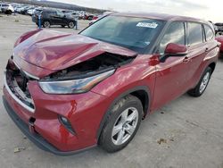 Toyota salvage cars for sale: 2022 Toyota Highlander L