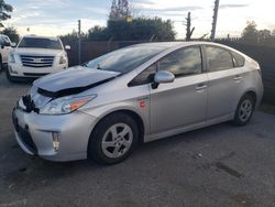 Salvage cars for sale at San Martin, CA auction: 2013 Toyota Prius