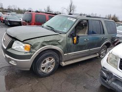 Salvage cars for sale from Copart Woodburn, OR: 2004 Ford Expedition Eddie Bauer