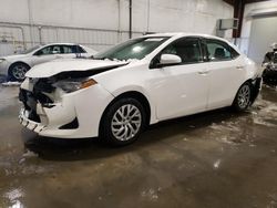 Carros salvage a la venta en subasta: 2017 Toyota Corolla L