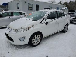 Salvage cars for sale from Copart Lyman, ME: 2012 Ford Fiesta SEL