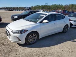 Flood-damaged cars for sale at auction: 2018 Hyundai Elantra SEL