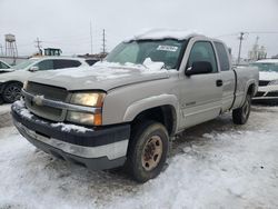 Salvage trucks for sale at Chicago Heights, IL auction: 2004 Chevrolet Silverado C2500 Heavy Duty