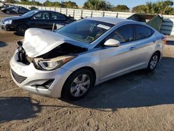Salvage cars for sale at Miami, FL auction: 2016 Hyundai Elantra SE
