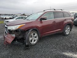 Salvage cars for sale from Copart Eugene, OR: 2015 Toyota Highlander Limited