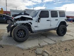 Jeep salvage cars for sale: 2021 Jeep Wrangler Unlimited Sahara