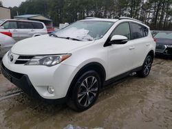 Salvage cars for sale at Seaford, DE auction: 2015 Toyota Rav4 Limited