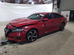 Honda Accord Sport salvage cars for sale: 2019 Honda Accord Sport