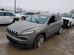 Salvage cars for sale from Copart Dyer, IN: 2017 Jeep Cherokee Latitude