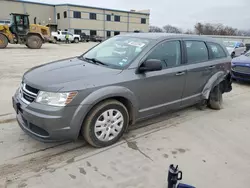 Salvage cars for sale at Wilmer, TX auction: 2013 Dodge Journey SE