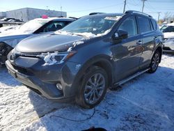 Salvage cars for sale from Copart Chicago Heights, IL: 2018 Toyota Rav4 Limited