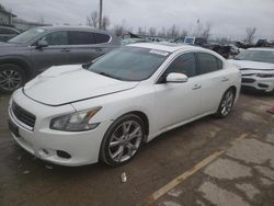 Salvage cars for sale at Dyer, IN auction: 2012 Nissan Maxima S