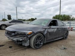 Salvage cars for sale from Copart Miami, FL: 2022 Honda Civic Sport