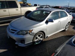 Salvage cars for sale from Copart Tucson, AZ: 2012 Toyota Corolla Base