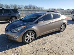 Salvage cars for sale from Copart New Braunfels, TX: 2012 Hyundai Elantra GLS