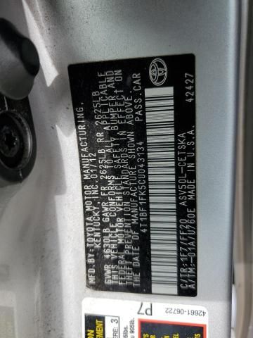 2012 Toyota Camry Base