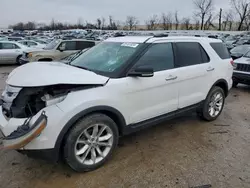 Ford Explorer salvage cars for sale: 2014 Ford Explorer XLT