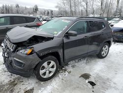 Jeep Compass salvage cars for sale: 2018 Jeep Compass Latitude