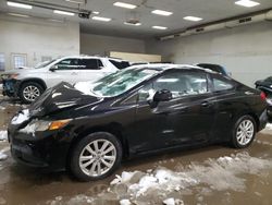 Salvage cars for sale from Copart Davison, MI: 2012 Honda Civic EX