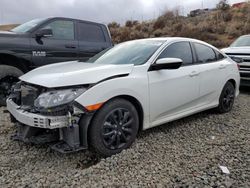 Salvage cars for sale from Copart Reno, NV: 2017 Honda Civic LX