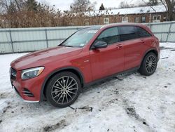 Salvage cars for sale from Copart Albany, NY: 2018 Mercedes-Benz GLC 43 4matic AMG
