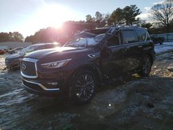 Salvage cars for sale at Seaford, DE auction: 2018 Infiniti QX80 Base