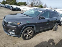 Salvage cars for sale at Finksburg, MD auction: 2019 Jeep Cherokee Limited