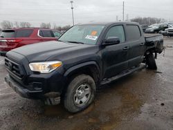 Salvage cars for sale at Woodhaven, MI auction: 2021 Toyota Tacoma Double Cab