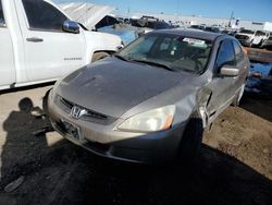 Salvage cars for sale at Brighton, CO auction: 2003 Honda Accord LX
