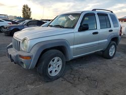Jeep Liberty salvage cars for sale: 2002 Jeep Liberty Sport