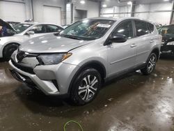 Salvage cars for sale at Ham Lake, MN auction: 2017 Toyota Rav4 LE