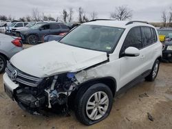 Salvage cars for sale at Bridgeton, MO auction: 2017 Volkswagen Tiguan S