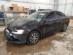 Salvage cars for sale from Copart Milwaukee, WI: 2017 Volkswagen Jetta SE
